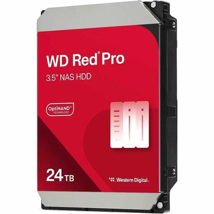 WD Red Pro 24TB NAS 3.5" Internal Hard Drive - 7200 RPM, SATA 6 Gb/s, CMR, 512MB Cache