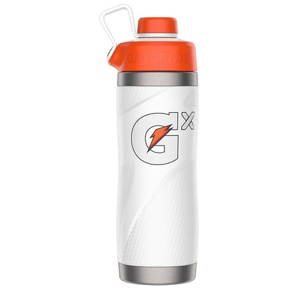 Gatorade Gx Stainless Steel Bottle, White, 32oz