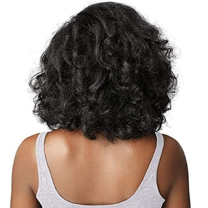 Sensationnel Synthetic Hair Half Wig Instant Weave Curls Kinks & Co BOSS LADY (1B)
