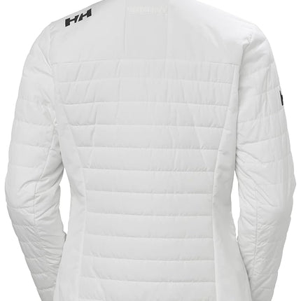 Helly Hansen Women's W Crew Insulator Jacket 2.0, White, L