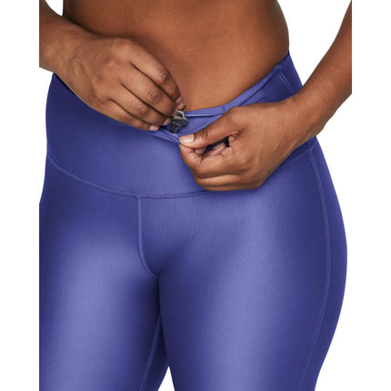 Under Armour Women's HeatGear Bike Shorts, (432) Tech Blue / / White, XS