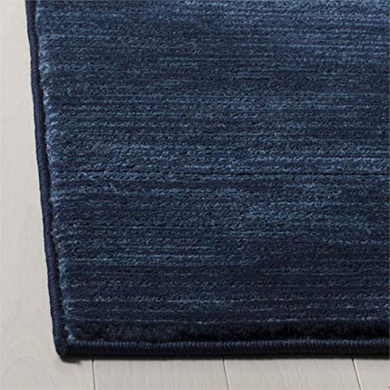 Safavieh Modern Rug for Living Room, Dining Room, Bedroom - Vision Collection, Short Pile, in Navy, 91 X 152 cm