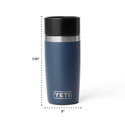 YETI Rambler 12 oz Travel Bottle, Stainless Steel, Vacuum Insulated with Leakproof Commuter Cap, Black