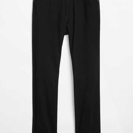 GAP Men's Straight Fit Denim Jeans, True Black, 30W / 30L