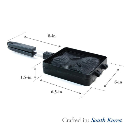CookKing Taiyaki Japanese Fish-Shaped Pancake Double Pan