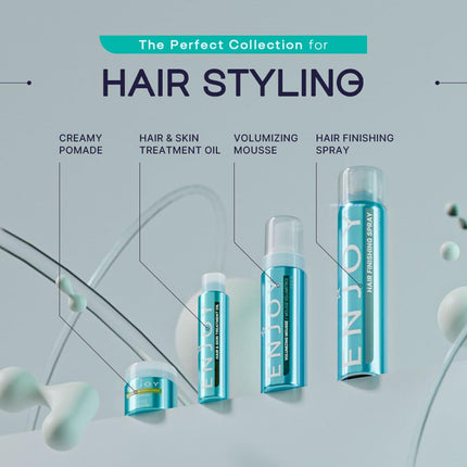 ENJOY Dry Wax (60ml) - Non-Greasy, Pliable Hair Wax