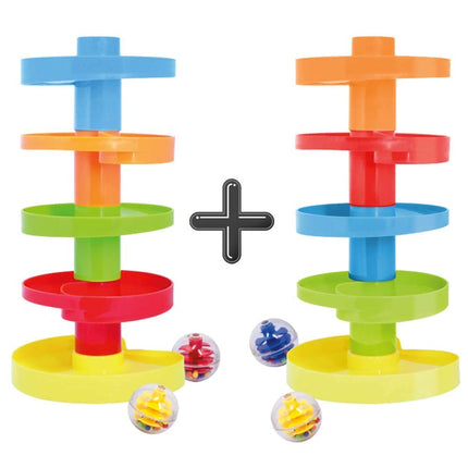 WEofferwhatYOUwant Double Ball Drop Toy – 14-Piece