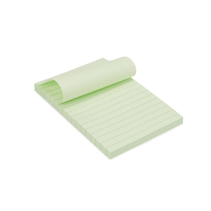 Amazon Basics Lined Square Sticky Notes, 10.16 x 15 cm, Assorted Colours, Pack of 5