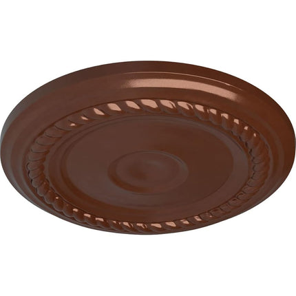 Ekena Millwork CM07ALCPS 7 7/8 OD X 3/4 P Small Alexandria Ceiling Medallion fits Canopies up to 4 5/8, Copper Penny