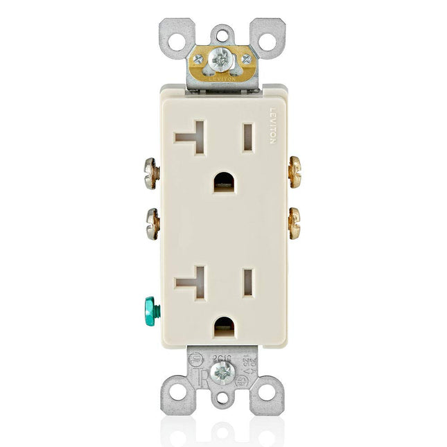 Leviton 20 Amp Decora Tamper-Resistant Duplex Elec