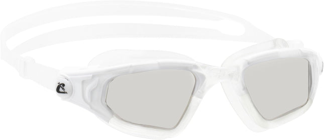 Cressi Vortex Goggles Clear/Clear Mirrored Lens - Innovative Swimming Goggles with Advanced Performance, Offering Comfort and Unique Versality, One Size, Unisex