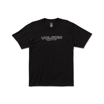 Volcom Men's Euro Logo Short Sleeve Tee, Black New