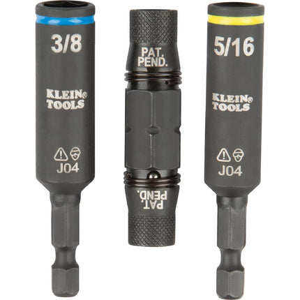 Klein Tools 32500HDRT KNECT Multi-Bit Screwdriver/Nut Driver, Ratcheting Impact Rated 11-in-1 Tool with Phillips, Slotted, Square and Torx Tips