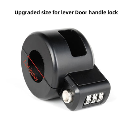 Door Handle Lockout Device Cover with Code to Disable Door Handle Temporary Combination Lock for Bedroom from Outside Knob Lock (1)