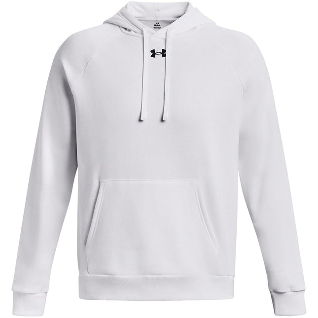 Under Armour Mens Rival Fitted OTH Hoodie White 3X