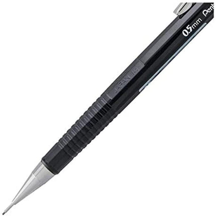 Lápiz Portaminas Pentel Sharp - Pack de 5 Lápices Portaminas Negros de 0.5 mm