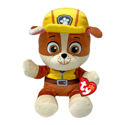 TY Rubble Paw Patrol Soft Plush Toy for Kids, Cudd
