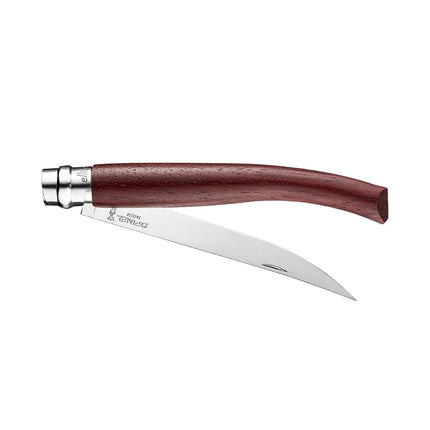Opinel Effile No12 Stainless Steel Slim Folding Knife Padouk Handle - Box