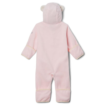 Columbia Youth Infant Tiny Bear II Bunting Suit, Satin Pink/Chalk, 18/24