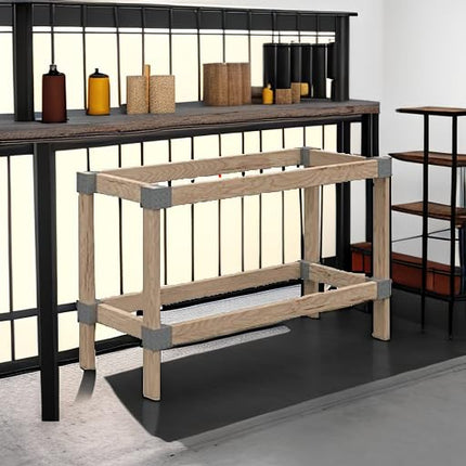 Heavyweight 2' x 4' Do-It-Yourself Workbench Kit Grey