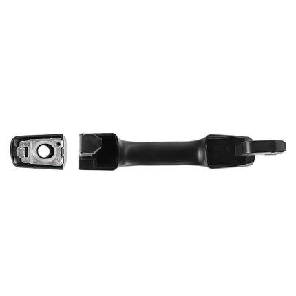 TRQ Door Handle Front Outer Smooth Black Driver Side Left LH Compatible with 04-08 Acura TL