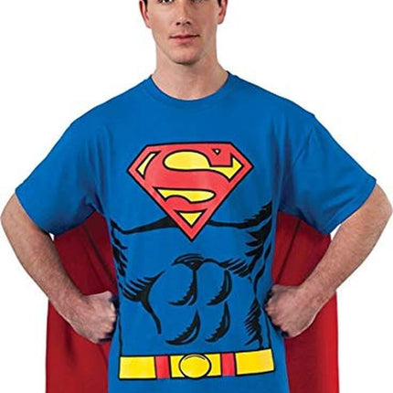 SUPERMAN ~ Superman Adult Mens T-Shirt UK LARGE