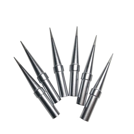 6pcs Weller ET Soldering Iron Replacement Tips for WES51/50,WESD51,WE1010NA,PES51 / 50,LR21 ET Tip Series (6PCS-02)