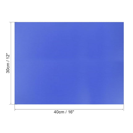uxcell Corrugated Plastic Sheets,3mm Blue Blank Yard Lawn Signs,12 Inch x 16 Inch,Waterproof Sign Blank Board 5pcs
