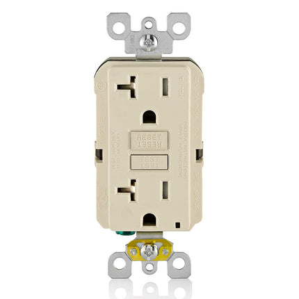 Leviton GFCI Receptacle, 20 Amp Tamper-Resistant, 