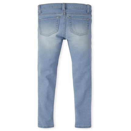 The Children's Place Girls' Denim Jeggings, Lt 90s Blu WSH, 8