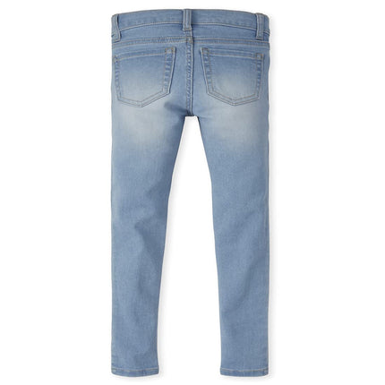 The Children's Place Girls' Denim Jeggings, Lt 90s Blu WSH, 8