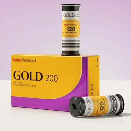 Kodak 1075597 Color Negative Film Gold 200 120 5-Pack