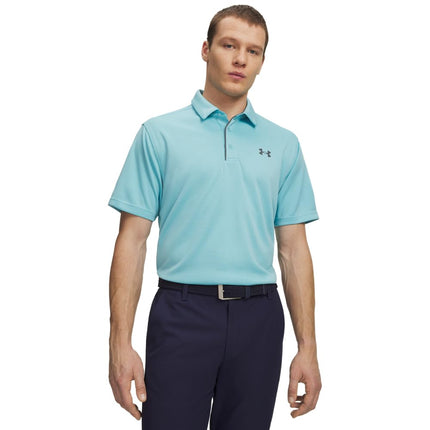 Under Armour Men's Tech Polo Shirt Blue Haze/Pitch