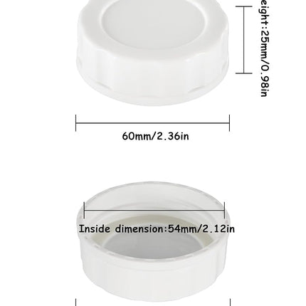 Baby Bottle Cap for Pigeon Bottle, Soft & Safe Bottle Lid, 6 Count