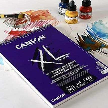 CANSON XL Textured Mixed Media 300gsm A3 Paper Pad 30 Sheets