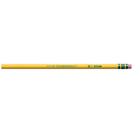 Ticonderoga No. 2/HB Soft Pencils, 72-Count, Cello Wrapped (Wood Case, Black Writing) in Yellow (33904)