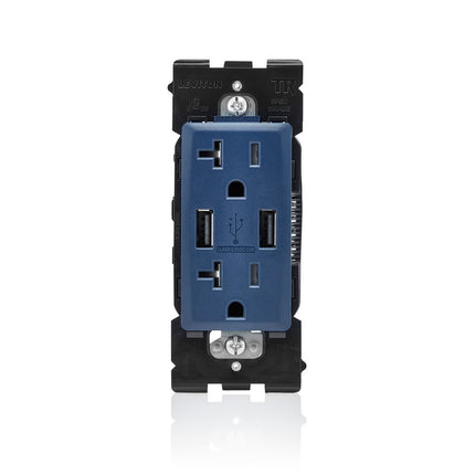 Leviton RUAA2-RN Renu USB Charger/Tamper-Resistant