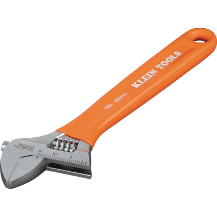KLEIN TOOLS D5072 Adjustable Wrench Set, 6-Inch and 10-Inch Extra Capacity Forged Steel Wrenches, SAE and Metric Scales, 2-Piece