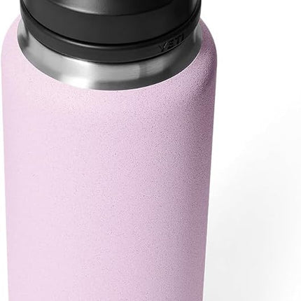YETI Rambler 36 oz Bottle, Vacuum Insulated, Leakproof, Stainless Steel with Chug Cap, Cherry Blossom