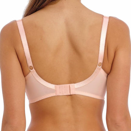 Fantasie Women's Fusion Lace Underwire Padded Plunge Bra, Blush, 38E