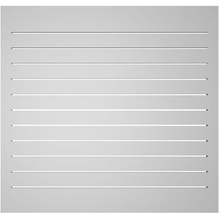 40"W x 38"H Rectangle Surface Mount PVC Gable Vent: Functional, w/ 2"W x 2"P Brickmould Sill Frame