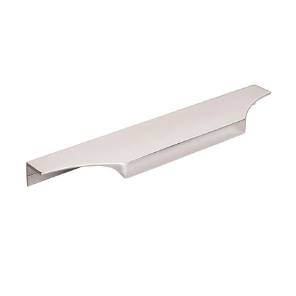 Amerock | Cabinet Edge Pull | Polished Chrome | 8-9/16 inch (217 mm) Center to Center | Extent | 1 Pack | Drawer Pull | Drawer Handle | Cabinet Hardware