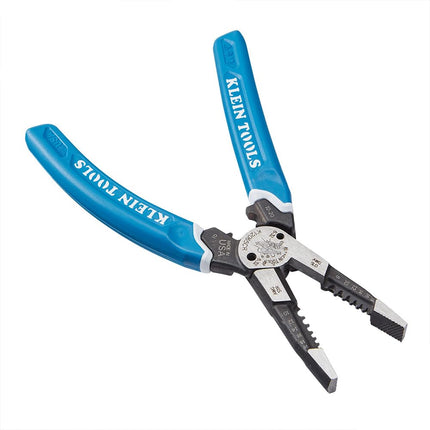 Klein Tools K12065CR Wire Stripper/Cutter/Crimper Tool for Cutting, Stripping, Crimping, Twisting (8-18 AWG Solid, 10-20 AWG Stranded)