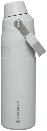 STANLEY IceFlow Fast Flow Water Bottle 24 OZ | Angled Spout Lid | Lightweight & Leakproof for Travel & Gym | Insulated Stainless Steel | BPA-Free | Fog Glimmer