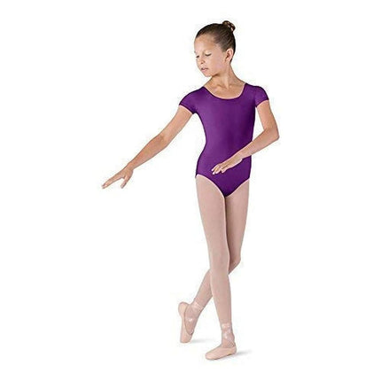 Bloch Dance Girls Dujour Microlux Short Sleeve Leo