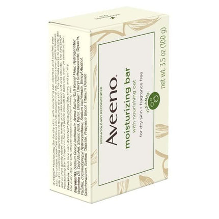 Aveeno Moisturizing Body Bar - Fragrance Free - 3.5 oz - 2 pk