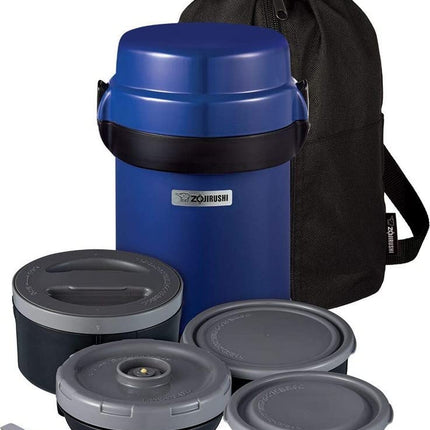 Zojirushi SL-JBE14AZ Mr. Bento Fiambrera Termo de Acero Inoxidable, Acero Inoxidable, Arándano