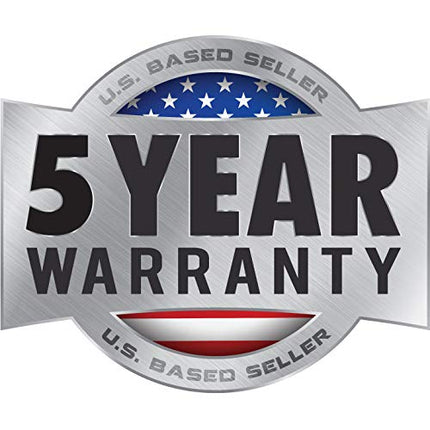 POWERSMITH PTLH54S-60M 50 ft. 7,500 Lumen 60W Integrated Weatherproof 5-Head Linkable LED Construction String Lights with Metal Carabiners and Magnets and 2 Year Warranty