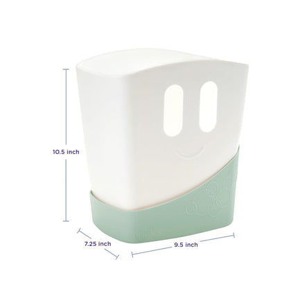 Ubbi Stand Up Bath Toy Storage Organizer, Bath Caddy with Removable Drying Rack Bin for Toddlers and Baby, Sage