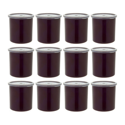 Carlisle 030101 Solid Color Commercial Round Stora